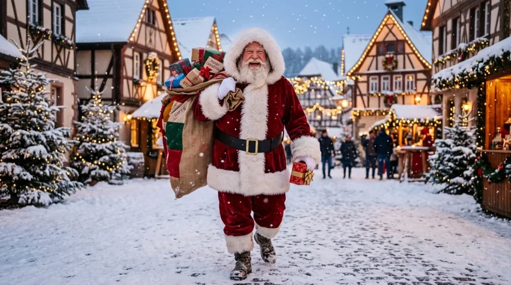 metaphor for santa