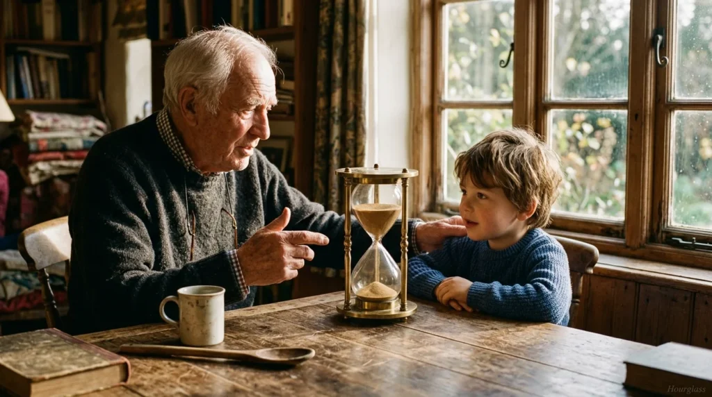 metaphor for an hourglass