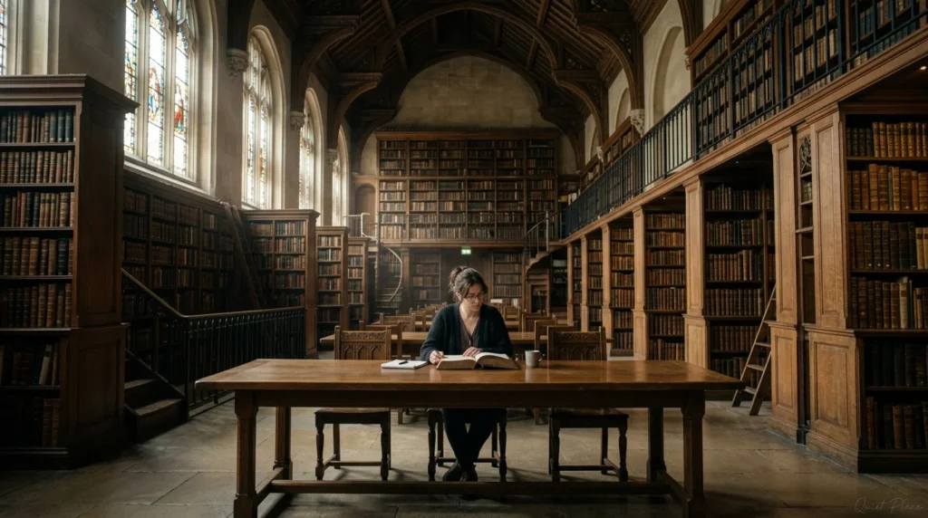 metaphor for quiet place