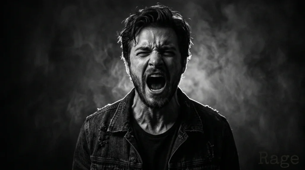 metaphor for rage
