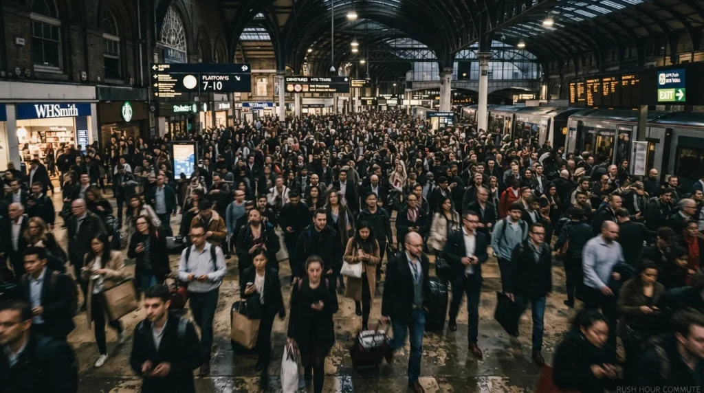 metaphors for crowded places